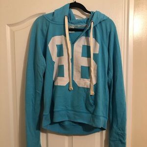 PINK blue sweatshirt